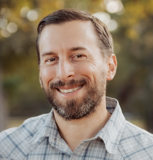 Jim Miesner smiling outdoors